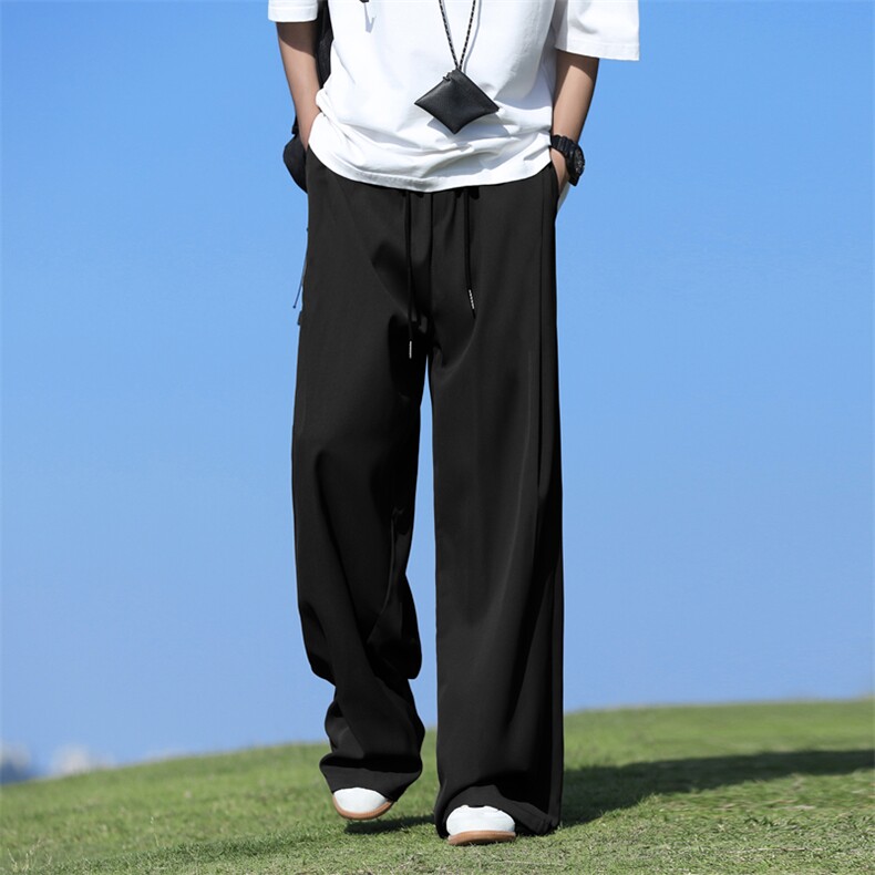 K7994-P42美式潮牌直筒休闲裤2024夏季新款宽松运动裤男士现货,男装休闲裤,星座512-3