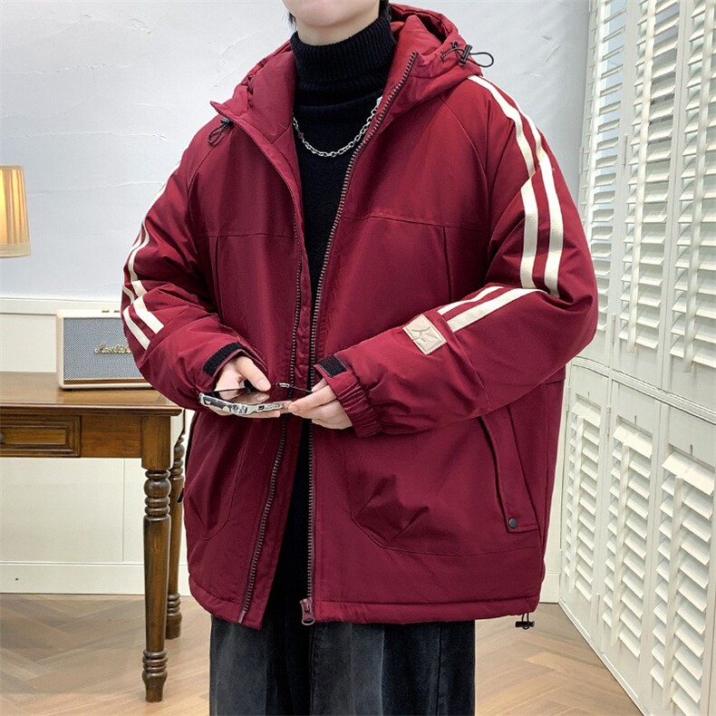 冬上新加棉加厚百搭棉服港风连帽棉衣外套男女8321-P110控价158,男装棉衣,电商A441-1