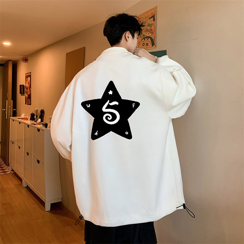 麂皮绒夹克男大码立领褂子外套JK85368-P68加绒款-P78,男装夹克,电商A040