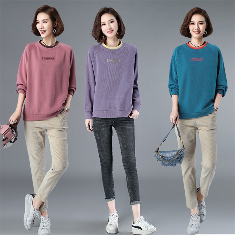 【全年有货，不下架】休闲套装女宽松百搭卫衣春秋洋气两件套裤子，女装套装/套裙，3200格调