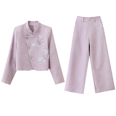 2026春季新款淑女气质御姐炸街两件套套装，女装套装/套裙，伊仟回