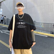 DX17135-P20纯棉短袖t恤男大码半袖打底衫宽松体恤衫港风，男装T恤，电商A040
