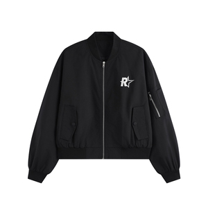 新款平铺五角星印花侧边袖口袋棒球服外套A247-TPF6051 特批65图片