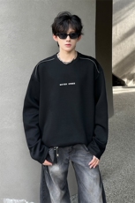 秋季宽松休闲圆领卫衣潮长袖打底衫XZ808B-WH086-P42，男装T恤，星座808B