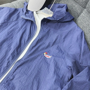 美式高街潮牌连帽防晒衣潮流宽松休闲上衣A086-FS0001-特批价32元图片