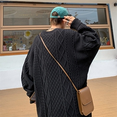 美式街头设计感圆领毛衣男慵懒风休闲针织衫M633P45，男装针织衫/毛衣，星座1116-2
