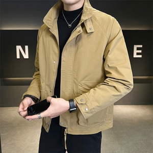 2024店主风加棉加厚休闲工装夹克保暖棉服立领外套男18866-P150图片