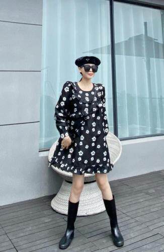 【现货】韩昕秋季新款连衣裙设计，女装连衣裙，韩昕