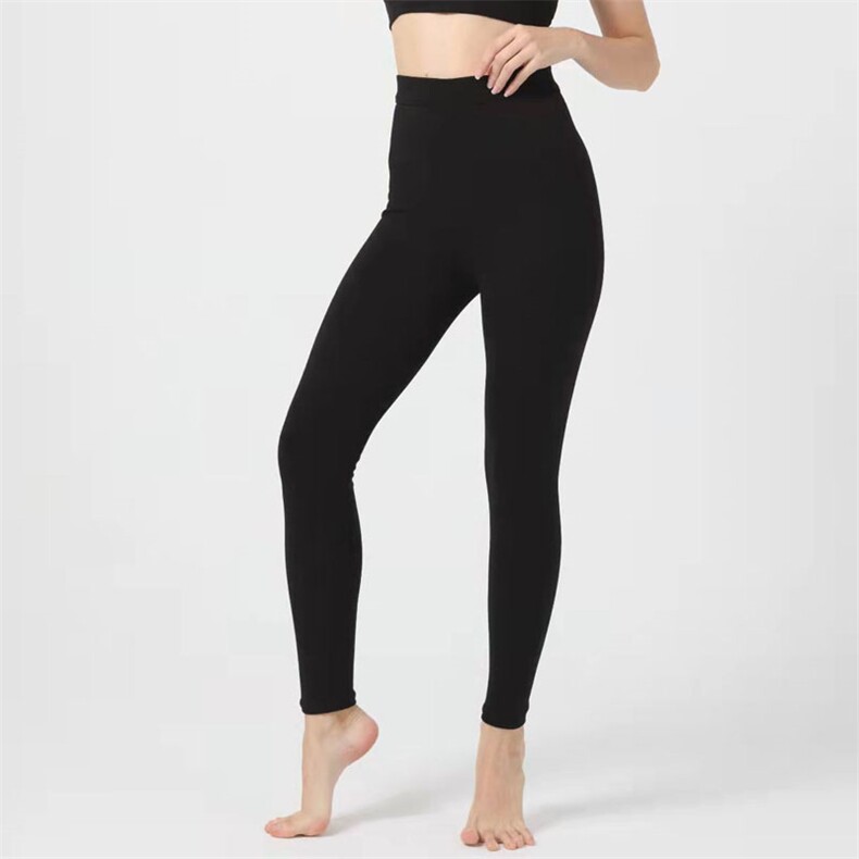 女士高腰显瘦保暖打底裤加厚驼绒三层柔软贴肤秋冬必备，女装打底裤，金牧歌羊绒裤