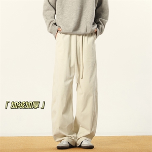 B258-K2581-P45控68 加绒55控78 灯芯绒弯刀裤 成分聚酯纤维图片