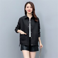 加厚韩版短款外套2022秋季新款时尚休闲上衣，女装短外套，素月
