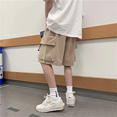 工装短裤男夏季薄款宽松潮流外穿五分裤ins港风休闲中裤DK640-P28，男装休闲裤，星座1008-1