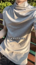 XZ809A/GGD01/P35/控48索罗那冰丝情侣半高领T恤，男装T恤，星座809A(原222-1)