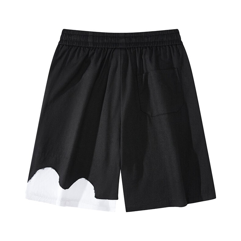 8XL-M特大码短裤男夏季新款大码vibe破洞拼接高街短裤DK1518P50,男装休闲裤,电商D206-1