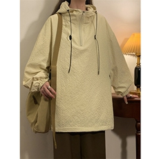 春季套头外套新款宽松休闲男女同款夹克XZ102B-1-JK2607P75，男装夹克，星座102B-1