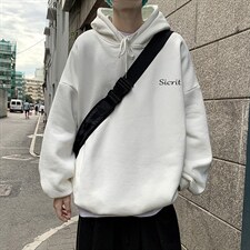 WY2098-P40纯棉连帽卫衣男大码运动帽衫宽松薄外套男，男装卫衣，电商A040