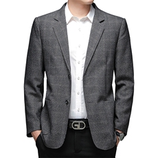 休闲西服男西装春季商务休闲中年男士西装外套单西上衣服爸爸男装，男装西服，电商B212（原钱塘6029）