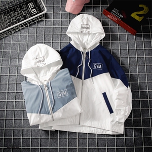 1冲锋衣男休闲情侣大码中性日系外套宽松工装夹克网格7108P50控68图片