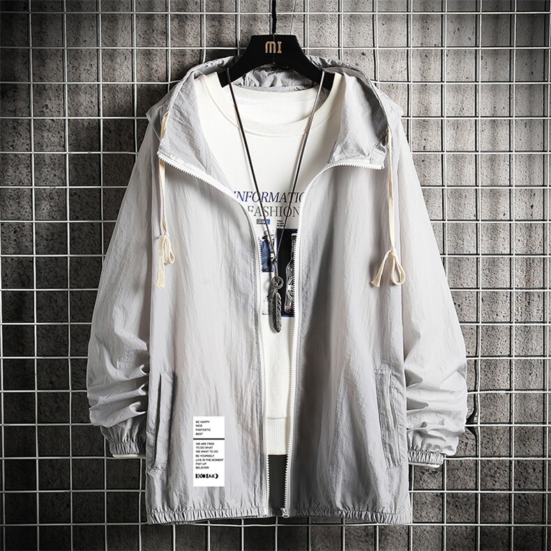 FS63045-P55 薄款防晒衣男透气防紫外线钓鱼外套冰丝防晒服图片