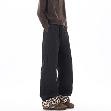 【现货】XZ612-K528-特P53冬季棉裤葫芦纹豹纹羊羔绒滑雪裤，男装棉裤，星座612