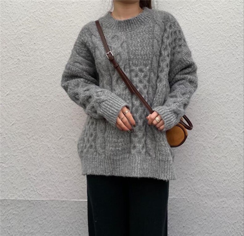 羊毛花毛衣，女装针织衫/毛衣，SMOOTH