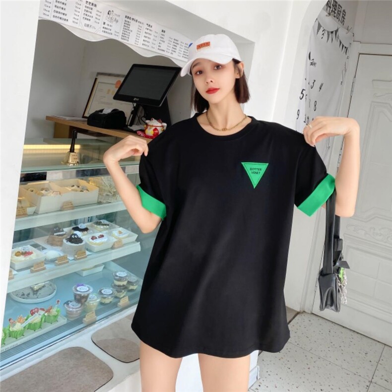 时尚潮流大版T恤，女装T恤，泽妤