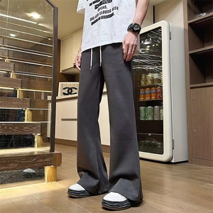 休闲卫裤男款cleanfit美式复古简约宽松直筒显瘦微喇长裤 NA894图片