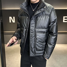 2024新款男士羽绒服冬季外套短款帅气冬装B240-YR9855-P185，男装羽绒服，电商B240