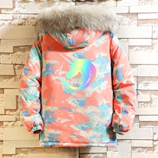 MC49138-P135日系潮棉衣男大码派克服男工装棉服外套棉袄砖墙，男装棉衣，电商A040A