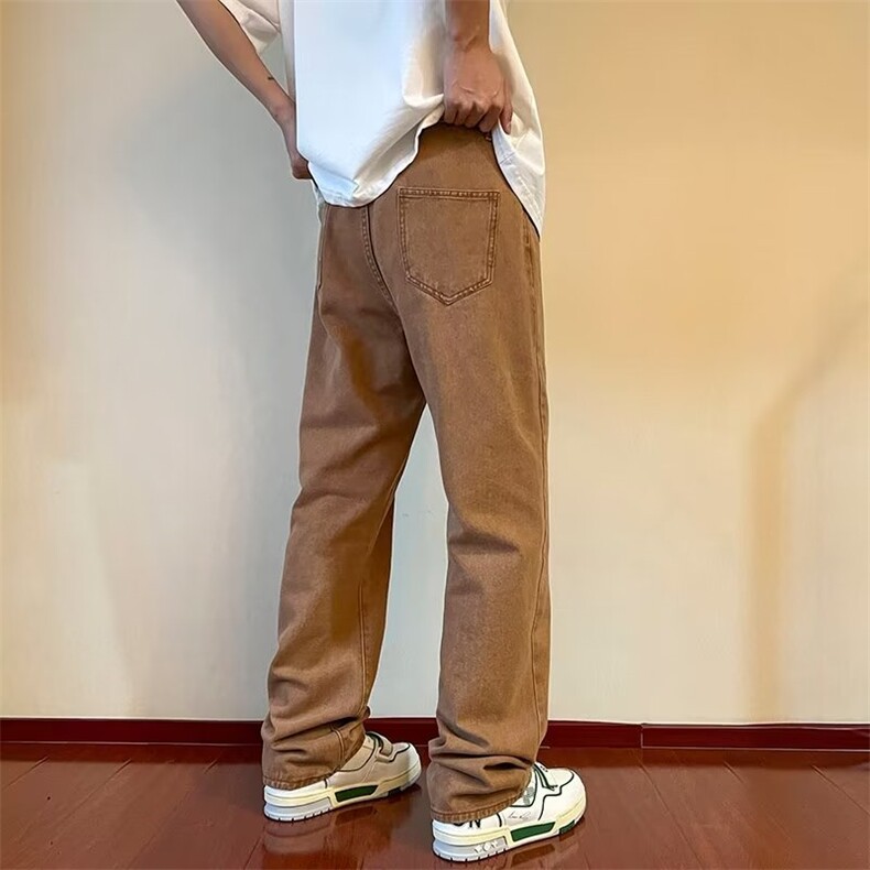美式牛仔裤男春秋新款休闲直筒裤NZ740P45,男装牛仔裤,星座1116-2