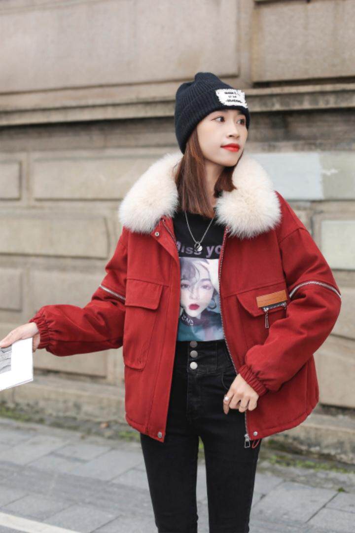 【现货】冬季新款：休闲时尚狐狸大毛领派克服，其它，越野沙丘R