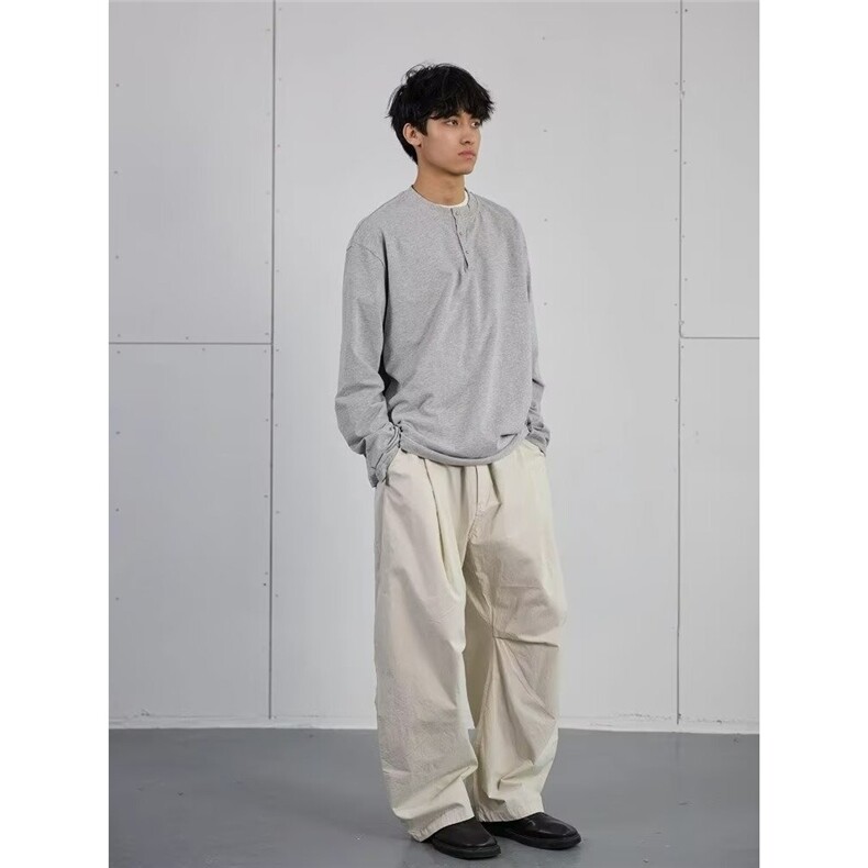 休闲长裤潮流简约时尚流行原宿无品牌慵懒日系文艺百搭新款气质,男装休闲裤,星座506A