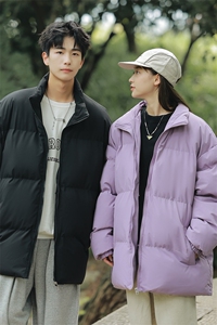 9976-P60 冬季宽松情侣棉衣面包服（八个色）深度库存图片