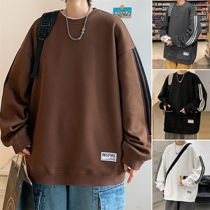 美式卫衣男生春秋季潮牌宽松oversize高街圆领卫衣服情侣秋装外套图片