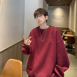 ！圆领卫衣男装港风长袖t恤男外套男 WY515-特P23图片
