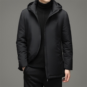 中年男士新款棉衣冬季连帽厚棉服时尚休闲立领外套ZELD9716-P140图片