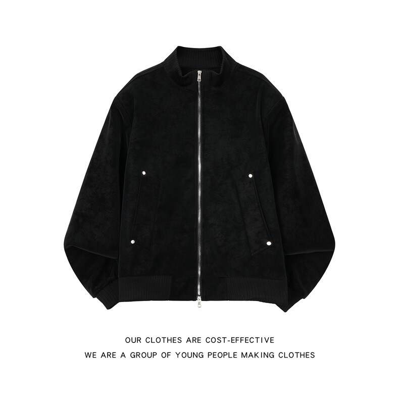美式立领扎染外套男春秋短款棒球服高级感飞行夹克JK068-P75,男装夹克,星座308B-2
