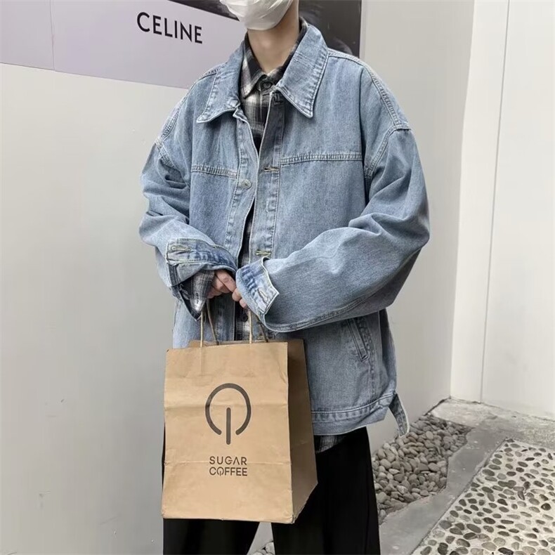 秋季青春流行男夹克文艺潮外套X318P55,男装夹克,星座1116-2