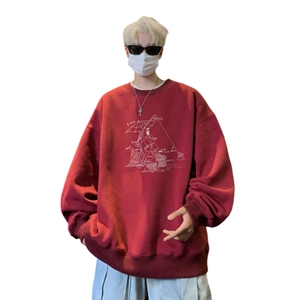 ！圆领卫衣男装港风长袖t恤男外套男 WY533-特P23图片