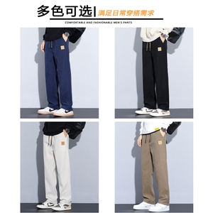 春秋款男士青年休闲裤时尚休闲阔腿裤男装长裤K587-p35现货 外贸图片