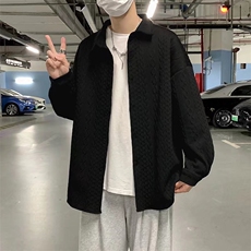 长袖衬衫男港风日系春季韩版潮流帅气衬衣C45P35，男装衬衫，星座1116-2