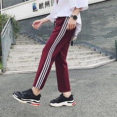 长裤宽松运动时尚潮牌青春流行裤子气质街头韩版百搭宽松休闲时尚，男装休闲裤，星座1506-1