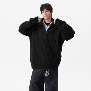 现货1W 毛衣针织衫半拉链男装 M453-特P50图片