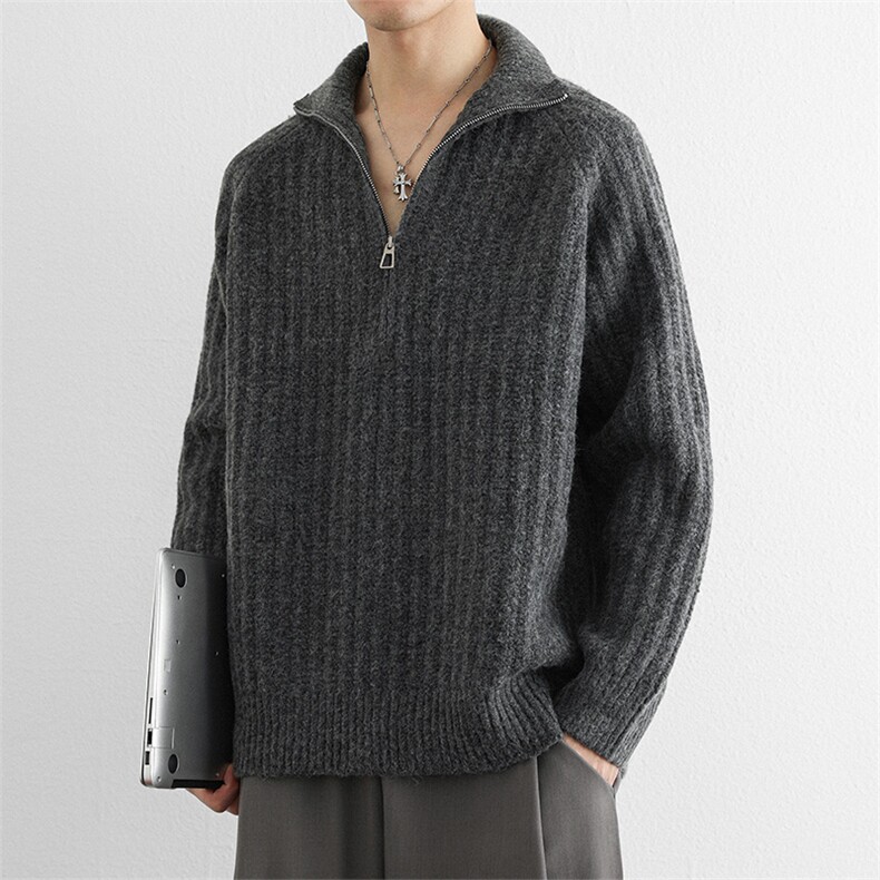 重磅老钱针织衫毛衣男秋冬厚款高级感套头潮牌休闲内搭衣服,男装针织衫/毛衣,星座914