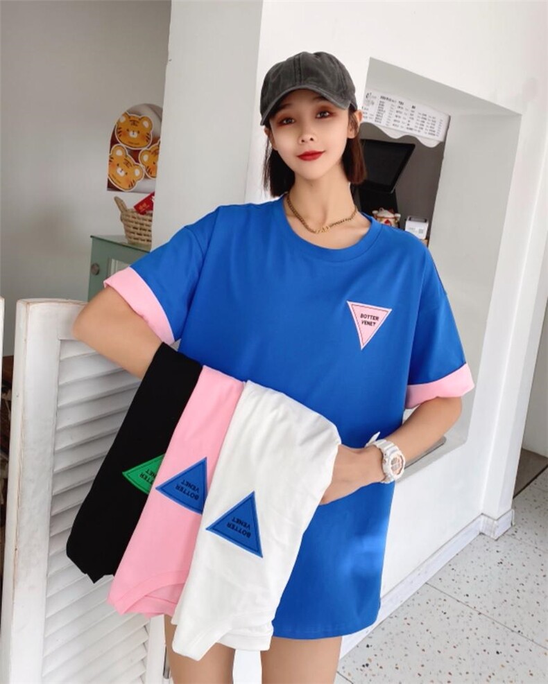 时尚潮流大版T恤，女装T恤，泽妤