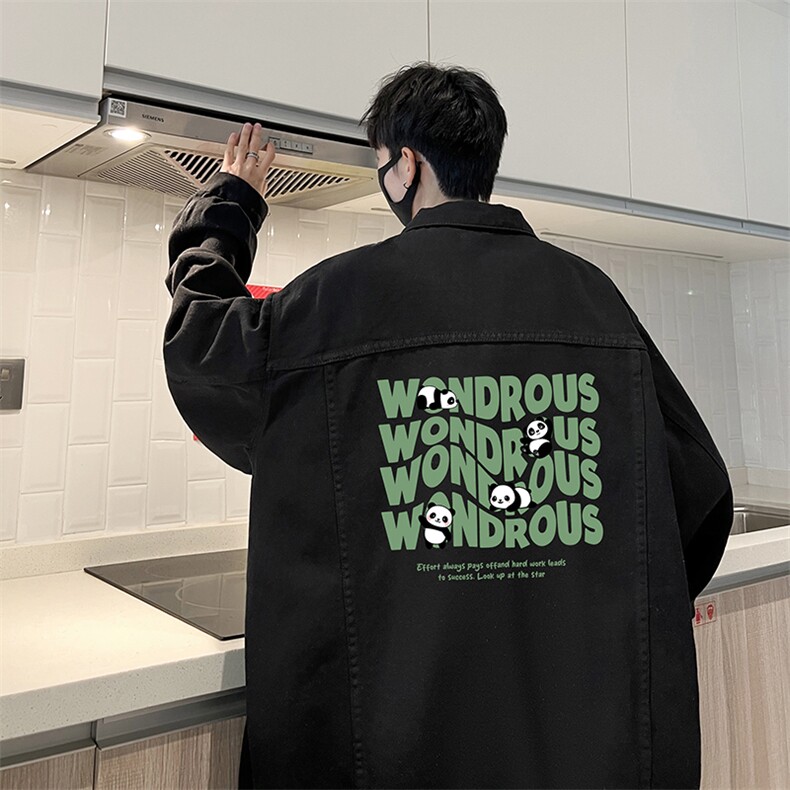 牛仔夹克男大码牛仔外套男茄克NJ77376-P60,男装夹克,电商A040