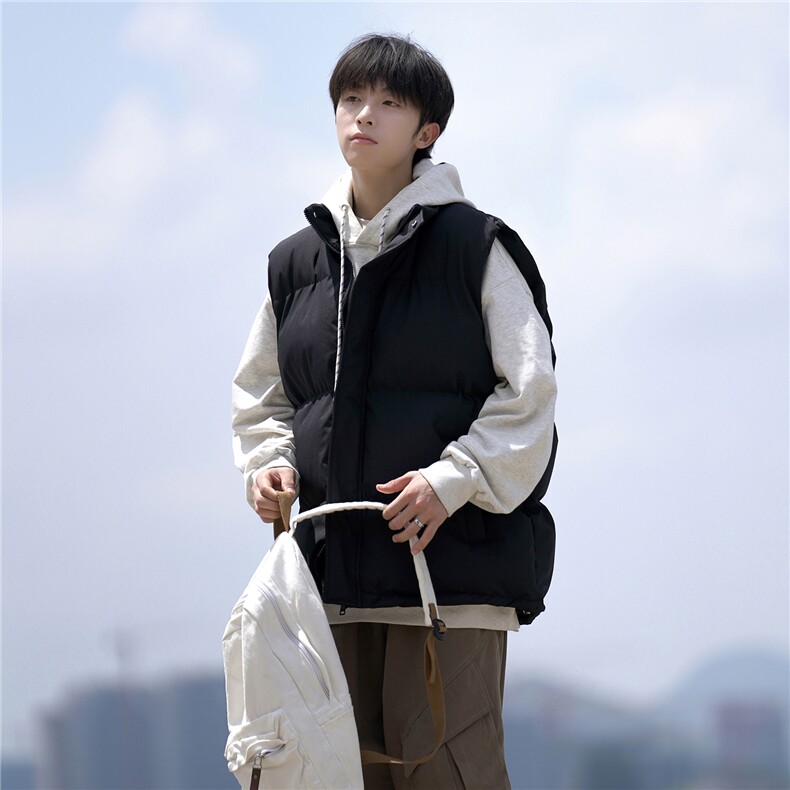 冬季叠穿无袖棉马甲男保暖加厚棉服坎肩外套MJ618特P38现货不议价,男装背心/马甲,星座610B-1