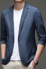 男装西服外套2023春秋季新款爸爸装上衣中青年男士休闲纯色外套，男装西服，电商B212（原钱塘6029）