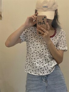 新款碎花小衫～巨跑量图片