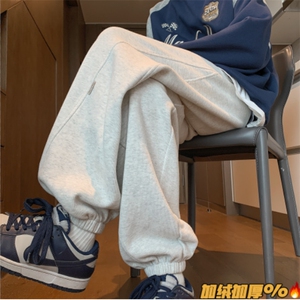 冬季新款重磅加绒加厚束脚卫裤大码 M~5XL XZ604-KP94JR-P60控78图片